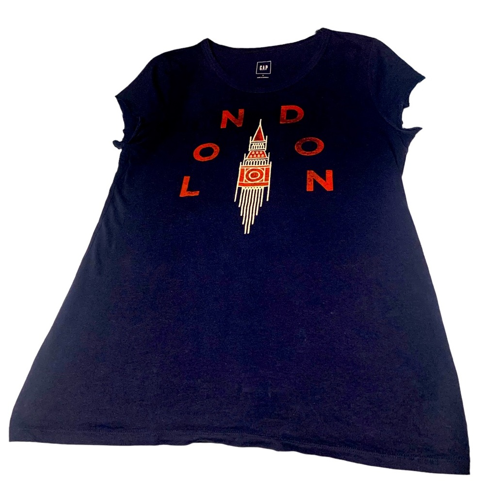 Gap London Graphic Tee Navy